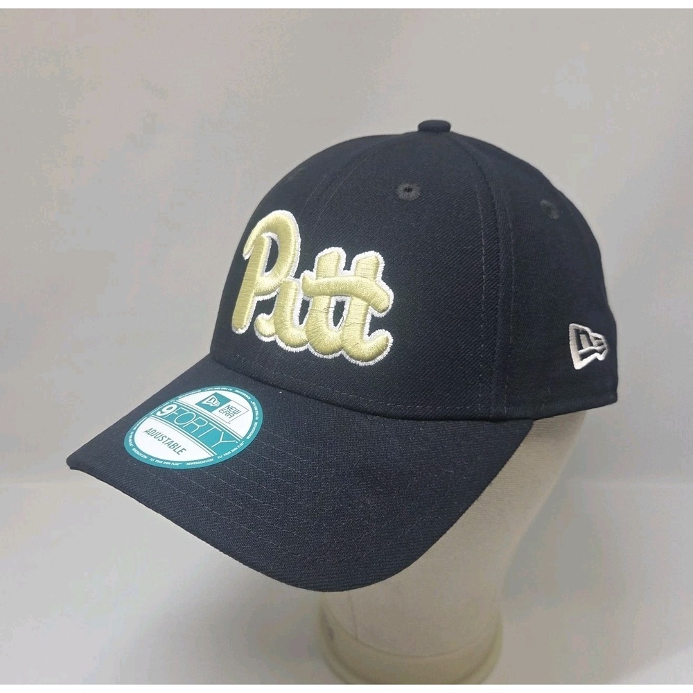 Pitt‎ Panthers Hat Mens Strapback Blue Gold New Era One Size Adjustable Cap NCAA